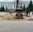Историческую клумбу с цветами возрождают на площади Ленина в Пскове - Псковская правда