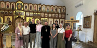 Гости из колледжа - Храм Всех Святых