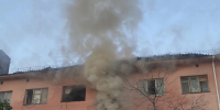 В Астрахани сгорело здание бывшего общежития - Bloknot-Astrakhan.Ru