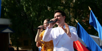 «Любимый город, Великая Россия!»: в сквере Искусств прошло торжественное мероприятие Центрального района в честь Дня России и Дня города Кемерово - Администрация города