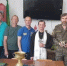 Священник освятил штаб ветеранов-пограничников в Ачинске - Епархия