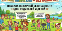 летние каникулы — без пожаров: правила пожарной безопасности для родителей и детей - фото - 1 - Ельнинский район
