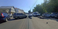 Водитель мотоцикла пострадал в ДТП с легковым авто в Томске - Baikal24.Ru