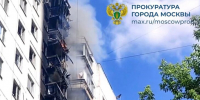 Более 30 человек эвакуировались при тушении балконов на западе Москвы - M24.Ru