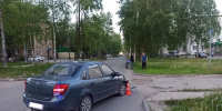 В Сыктывкаре водитель LADA Granta подрезал дорогу мопеду - ИА Комиинформ