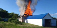 Дом полностью сгорел в Верхнедонском районе - Панорама