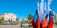 Как Тулу украсили ко Дню России - ТК Первый Тульский