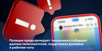 Полиция предупреждает: мошенники собирают данные пользователей, подделывая домовые и рабочие чаты - Пресс-центр Правительства