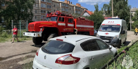 В Узловском районе пожарные спасли восемь человек, в том числе двоих детей - ГТРК
