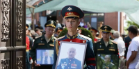 В Элисте простились с Героем России Нараном Очир-Горяевым - РИА Калмыкия
