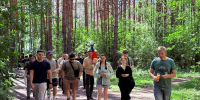 Просветительская акция прошла в Академгородке. Фото: Сибирская академия МЧС России - Русское географическое общество