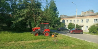 Сотрудники МБУ «Благоустройство СП» продолжают наводить порядок во всех населённых пунктах Сергиево-Посадского округа - Администрация Сергиево-Посадского района