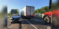 Шесть человек пострадали при столкновении семи автомобилей под Тулой - M24.Ru