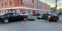 В центре Вышнего Волочка в Тверской области столкнулись три иномарки - Газета Вся Тверь
