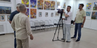 В художественной галерее "Идель". Фото: Рустам Сиразетдинов - Башкирское отделение РГО