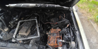 В Магадане оперативно ликвидировали возгорание автомобиля - MagadanMedia.Ru