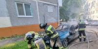 Дважды за минувшие сутки орловские пожарные тушили легковые автомобили - МЧС