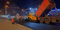 В Пензе асфальт на пр. Строителей решили укладывать ночью - Пенза-Обзор