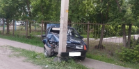 Омич на «Ладе» сбил подростка и врезался в столб - Вечерний Омск