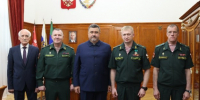 Фёдор Щукин встретился с представителями командования Росгвардии на Северном Кавказе - Дербентский район