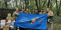 Флаг Федерации профсоюзов РТ на передовой: поддержка бойцов батальона «БАТЫР» - Федерация профсоюзов РТ