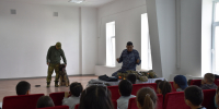 Профориентационное мероприятие в рамках акции «Каникулы с Росгвардией» провели в Калмыкии - Росгвардия