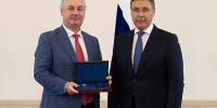 Ректор ВлГУ Анзор Саралидзе награжден медалью Константина Дмитриевича Ушинского - ВлГУ