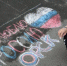 Юные художники нарисовали Россию на асфальте - Город Орск