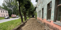 В Йошкар‑Оле на улице Героев Сталинградской битвы обустраивают тротуар - Газета Йошкар-Ола