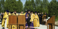 Епископ Парамон совершил чин основания храма в честь святителя Луки Крымского в рабочем поселке Первомайский - Нижегородская епархия