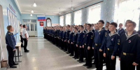 Состоялось торжественное построение курсантов в преддверии Дня России - Велико-Устюгский филиал ГУМРФ