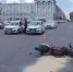 В Курске момент жесткого столкновения мотоцикла и «Нивы» попал на видео - Друг для Друга