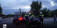 Мотобатальон ДПС выявляет нарушителей на ночных дорогах Астрахани - Астрахань 24