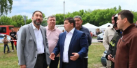 Песошин посетил жилой дом, поврежденный при атаке БПЛА - ГТРК Татарстан