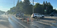 В Омске произошло ДТП с участием мотоциклиста  - он в тяжелом состоянии - ИА Новый Омск