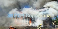 Строящийся дом загорелся в поселке Карелии - Gubdaily.Ru