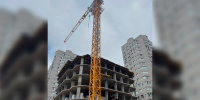 В Воронеже приостановили работу аварийного башенного крана на стройплощадке - ГТРК Воронеж