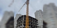 Приставы опечатали опасный башенный кран на Владимира Невского в Воронеже - Обозреватель.Врн