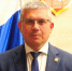 Новиков на фоне флага России, герба Смоленска - О чём Говорит Смоленск