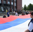50-метровый триколор развернули в Ижевске 12 июня - ИА Удмуртия