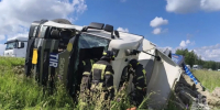 Водитель фуры погиб на брянской трассе из-за взорвавшегося колеса - Сетевое издание Новости Брянска