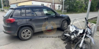 Поездка закончилась в больнице: в Саратове кроссовер Volkswagen сбил несовершеннолетнего на питбайке - SaratovNews.Ru