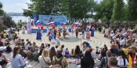 «День России напоминает о священном доме»: воронежцы отметили праздник в парке «Дельфин» - РИА Воронеж