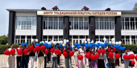 В Бабаюртовском районе прошёл патриотический флешмоб в преддверии Дня России - Бабаюртовские вести