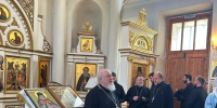 Состоялся визит представителей Ставропольской епархии в Покровский храм родовой усадьбы Брянчаниновых - Вологодская епархия
