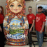 На железнодорожном вокзале в Абакане появилась фотозона с матрешкой - ИА Хакасия