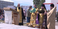 Первый камень нового храма Александра Невского заложили в Борзе - Забайкальский рабочий