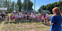 В  лагере «Олимпиец» прошла  встреча по безопасности дорожного движения! - Мензеля