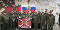 Бойцы 88-й бригады и батальона «Гранит» поздравили альметьевцев с Днём России - Альметьевский район
