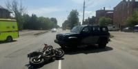 На Московском тракте в Томске произошла авария, мотоциклист госпитализирован - ГТРК Томск